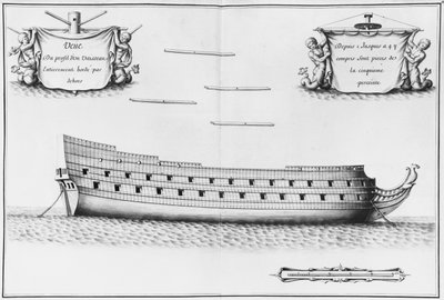 Profile of an Entirely Planked Vessel, illustration from the 